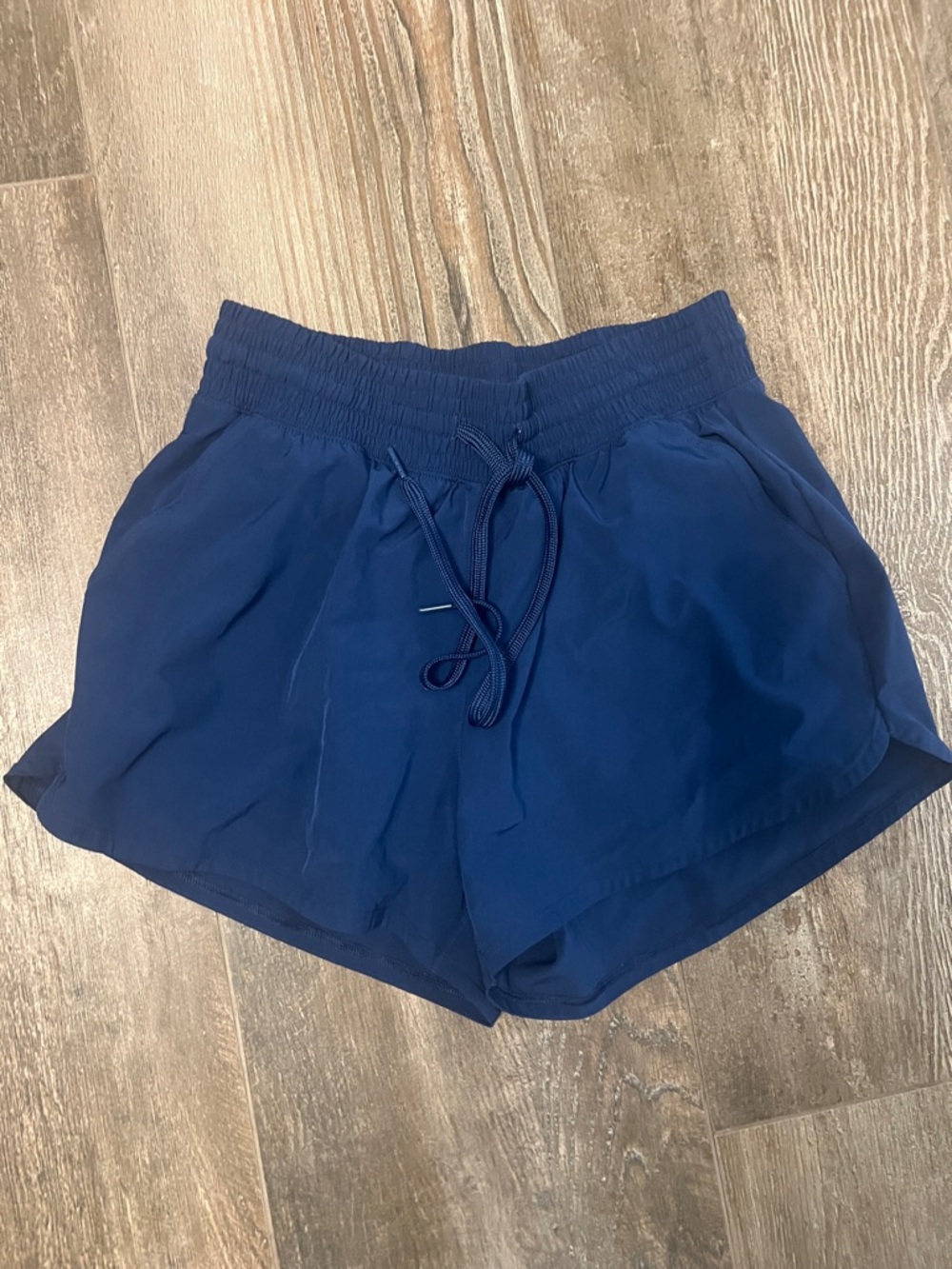 Abercrombie YPB motiontek blue Shorts with built in bike short size small